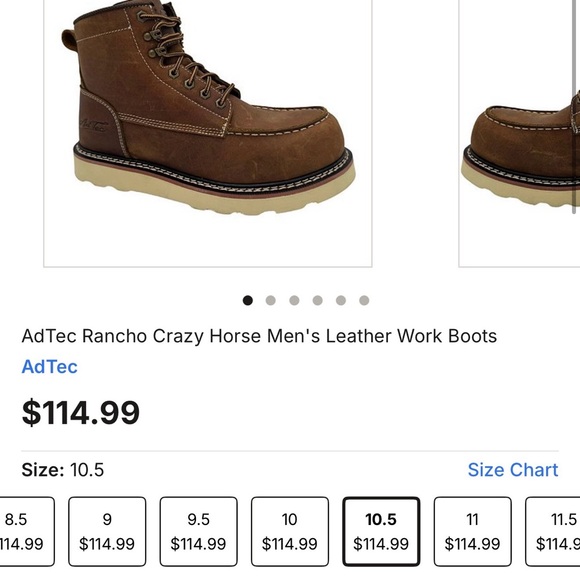 ADT Other - ADT Dark Brown Leather Men's Boots